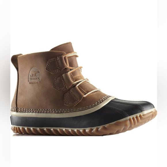Sorel Shoes - Sorel Leather Out N About Waterproof Duck Boots